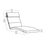 Peak Season, Cojin para Camastro Azúl 2 Piezas Peak Season, Cojin para Camastro Azúl 2 Piezas