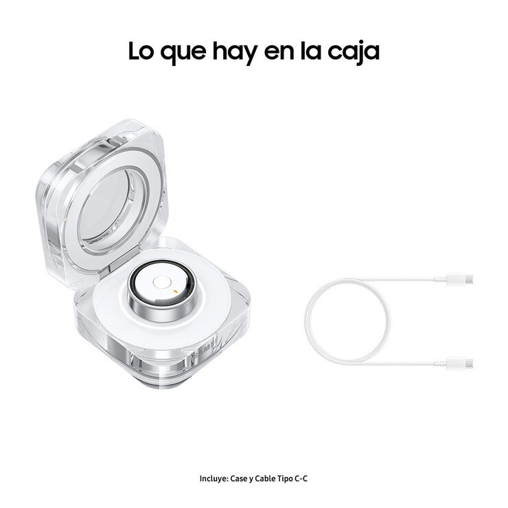 Samsung Galaxy Smart Ring Plata Titanio - Talla 8 Samsung Galaxy Smart Ring Plata Titanio - Talla 8