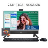 DELL All-In-One Inspiron 5415 Desktop 23.8" Full HD AMD Ryzen 3 8GB 512GB SSD