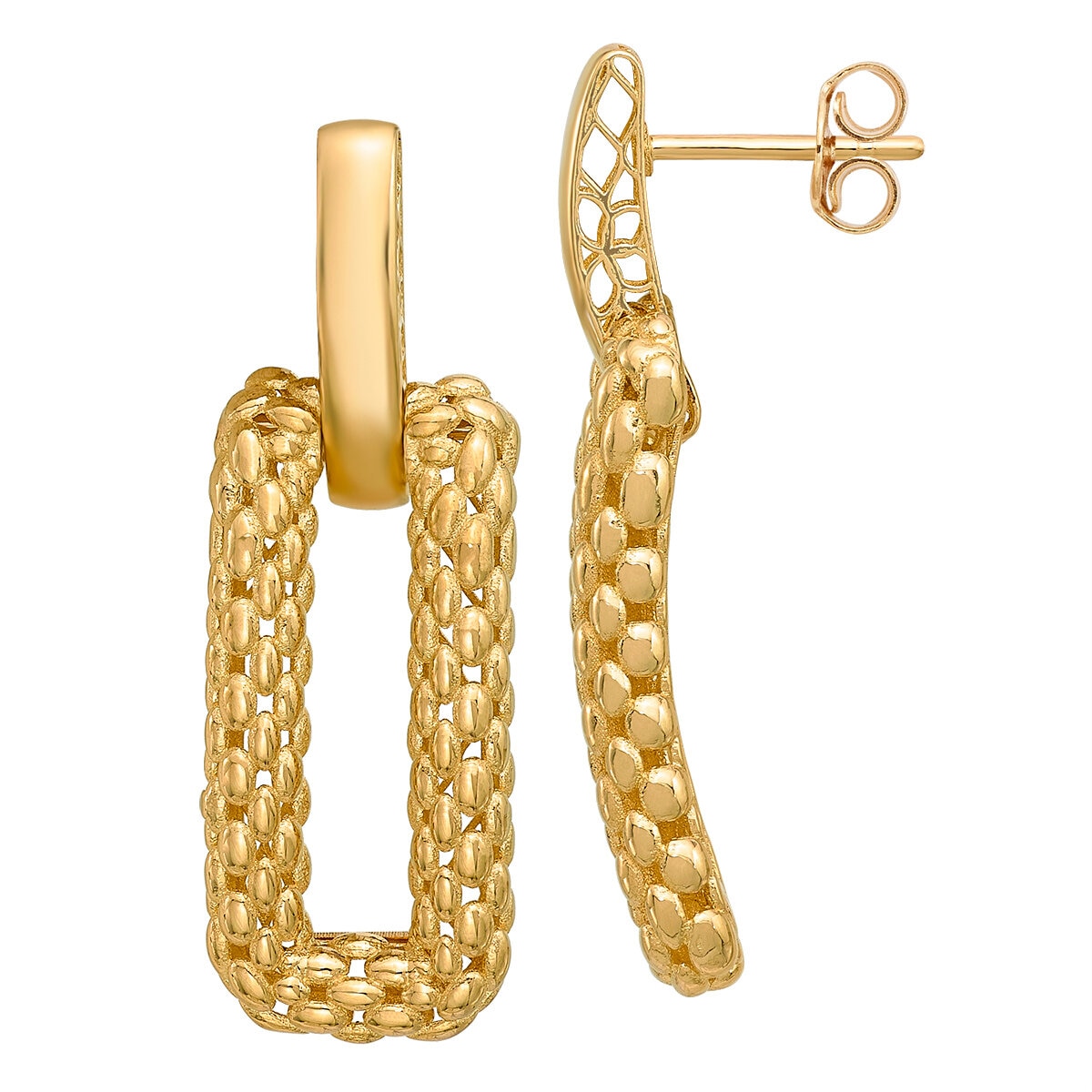 Aretes, Oro Amarillo de 14K