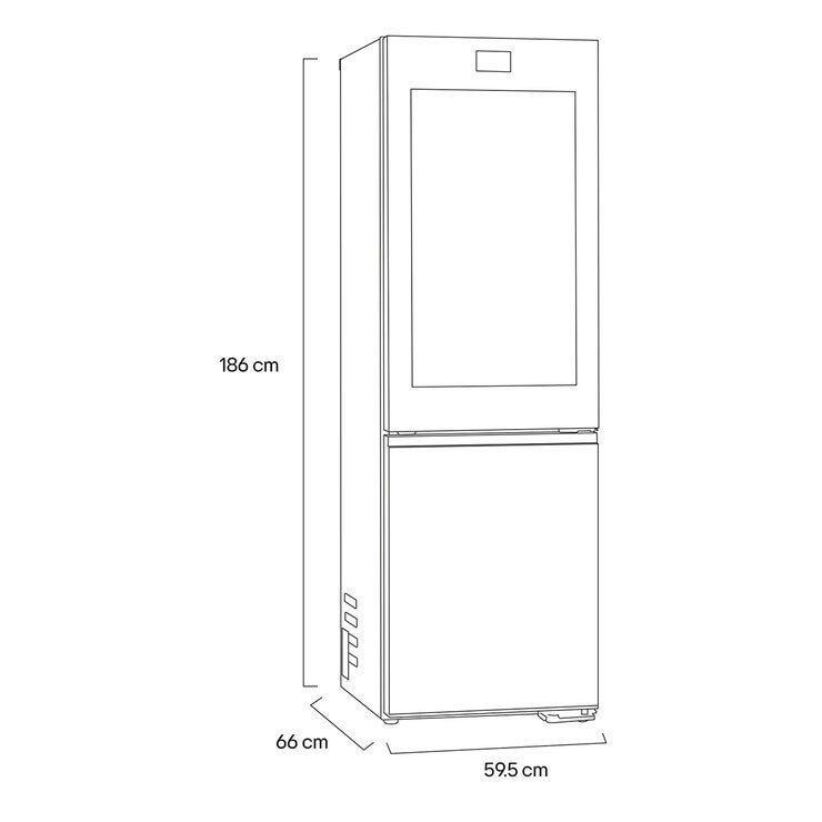 LG Refrigerador Instaview 12' Bottom Mount LG Refrigerador Instaview 12' Bottom Mount