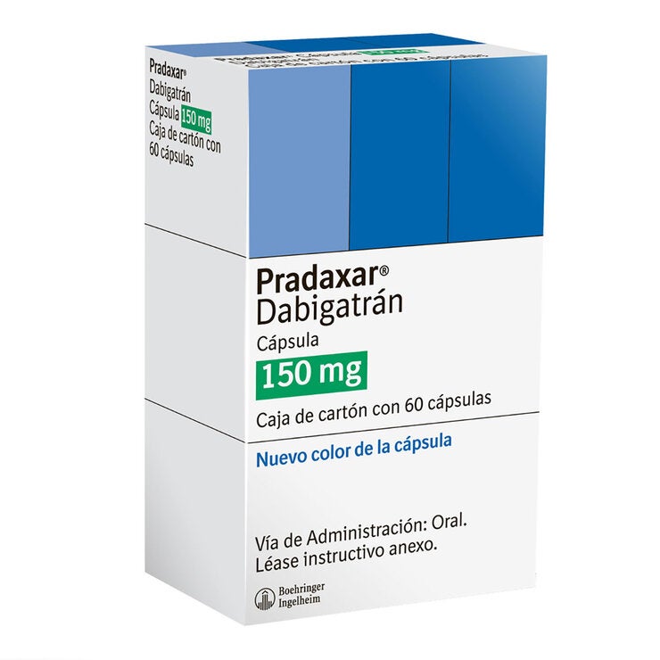 Pradaxar 150mg 60 Cápsulas Pradaxar 150mg 60 Cápsulas
