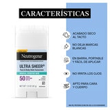 Neutrogena Protector Solar en Barra 2 pzas de 42 g Neutrogena Protector Solar en Barra 2 pzas de 42 g