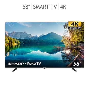Sharp Pantalla 58" 4K UHD Smart TV