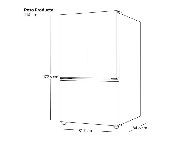 Samsung Refrigerador 25' French Door Samsung Refrigerador 25' French Door