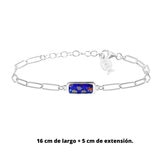 Clio Blue, Pulsera con Piedra de Murano