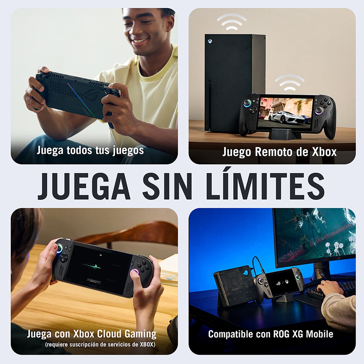 ASUS ROG Xbox Ally X Consola Portátil 7" Full HD AMD Ryzen AI Z2 Extreme 24GB 1TB SSD ASUS ROG Xbox Ally X Consola Portátil 7" Full HD AMD Ryzen AI Z2 Extreme 24GB 1TB SSD