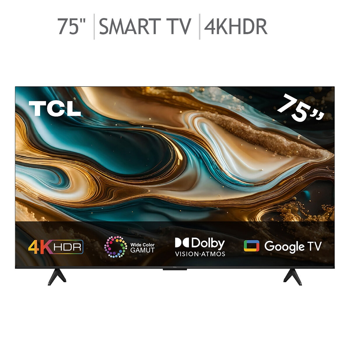 TCL Pantalla 75" 4K UHD Google TV