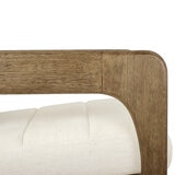 Thomasville, Silla de Tela con Base de Madera