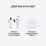 Apple AirPods 4 Cancelación Activa de Ruido