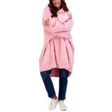 The Wayy Big Hoodie Sudadera Unisex rosa