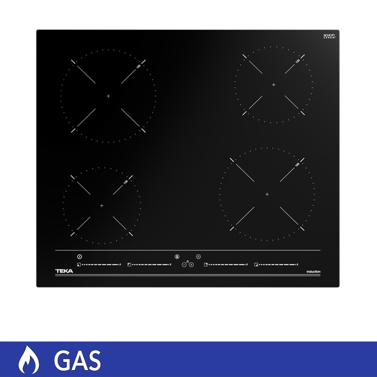 Teka Parrilla Vitrocerámica de Gas 4 Quemadores Teka Parrilla Vitrocerámica de Gas 4 Quemadores