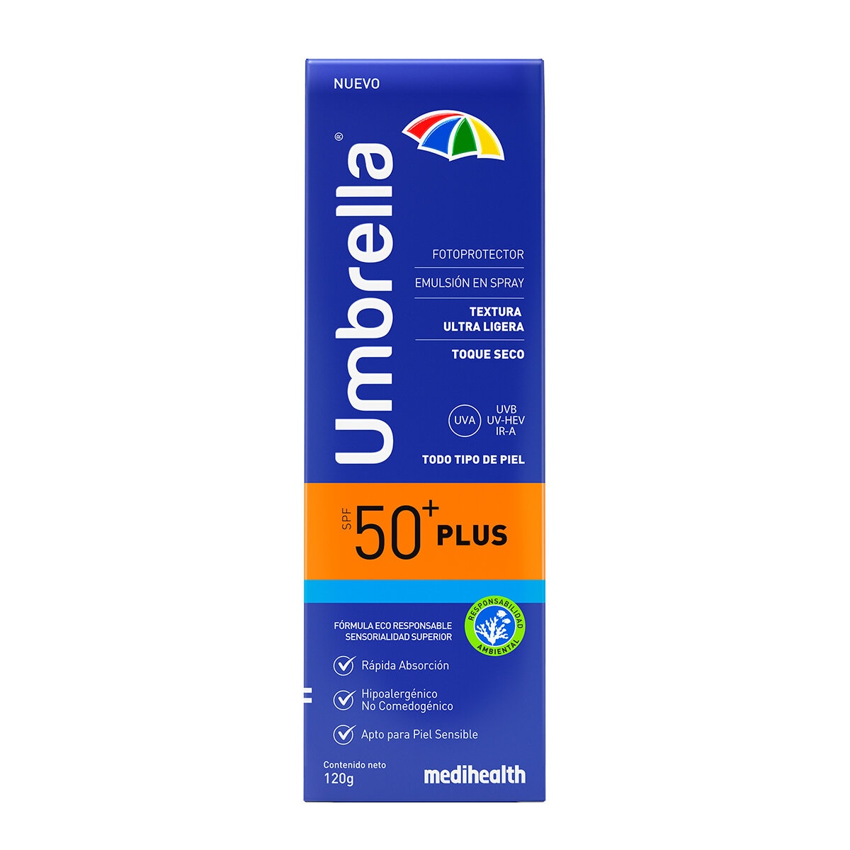 Umbrella Plus Fotoprotector Spray SPF 50+ 120 g Umbrella Plus Fotoprotector Spray SPF 50+ 120 g