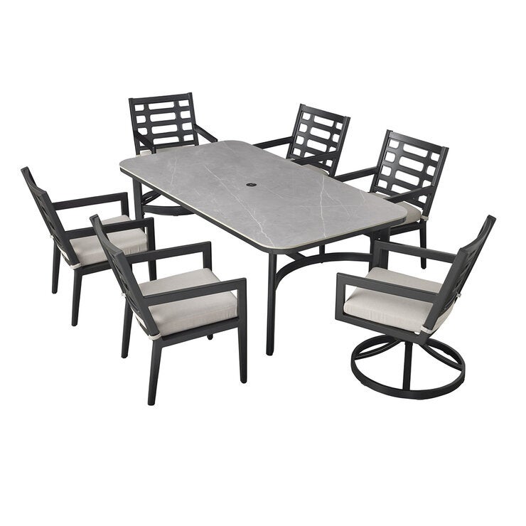 Agio, Formia Comedor para Exterior de 7 Piezas Agio, Formia Comedor para Exterior de 7 Piezas