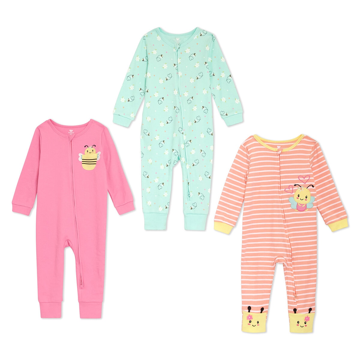 Koala Kids Mameluco 3 piezas para Bebé Varias Tallas y Colores Koala Kids Mameluco 3 piezas para Bebé Varias Tallas y Colores