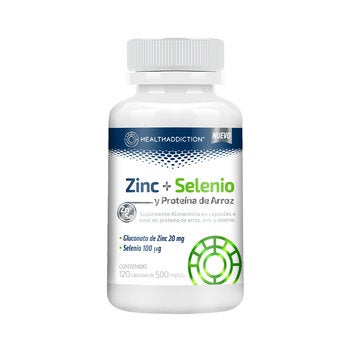 HealthAddiction Zinc Selenio 120 Cápsulas HealthAddiction Zinc Selenio 120 Cápsulas