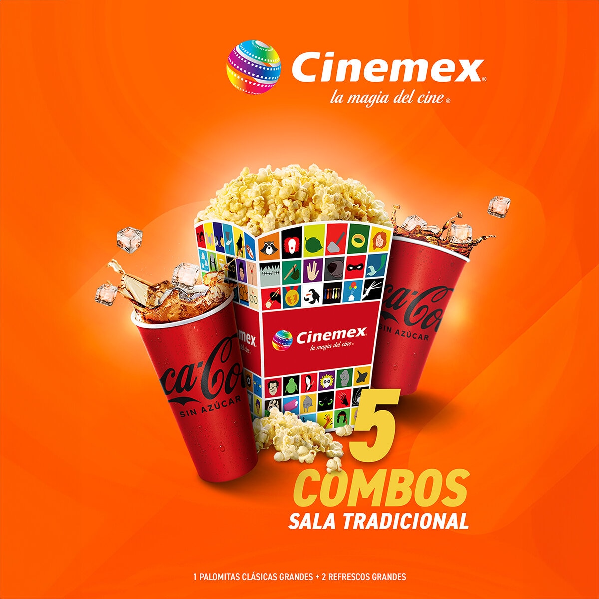 Cinemex Combos Dulcería