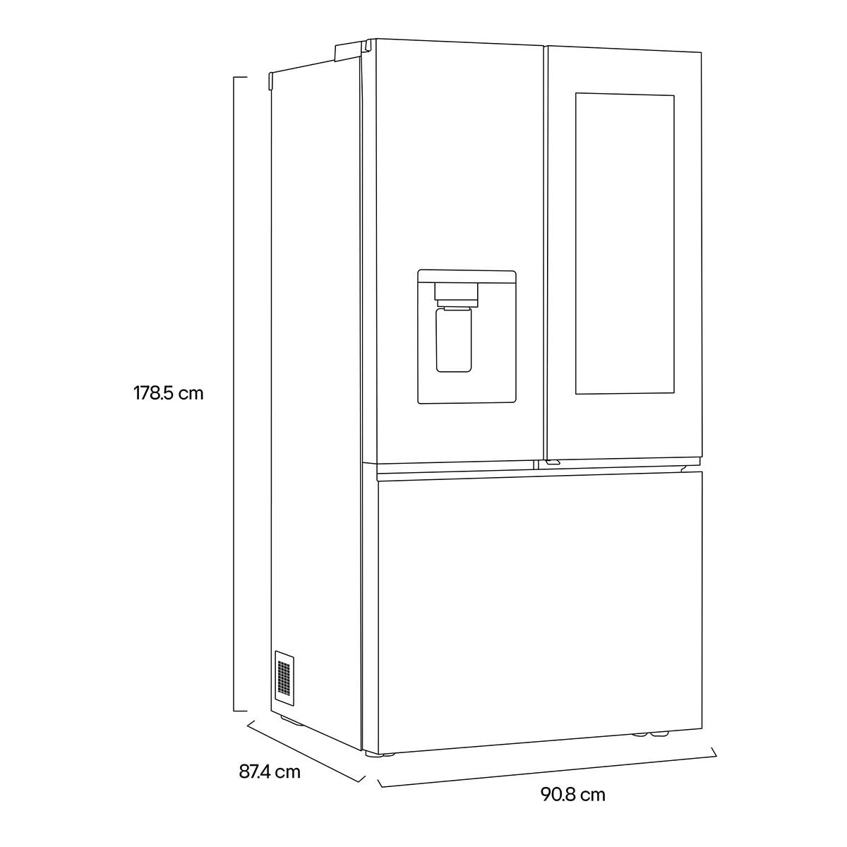 LG Refrigerador 31' French Door LG Refrigerador 31' French Door