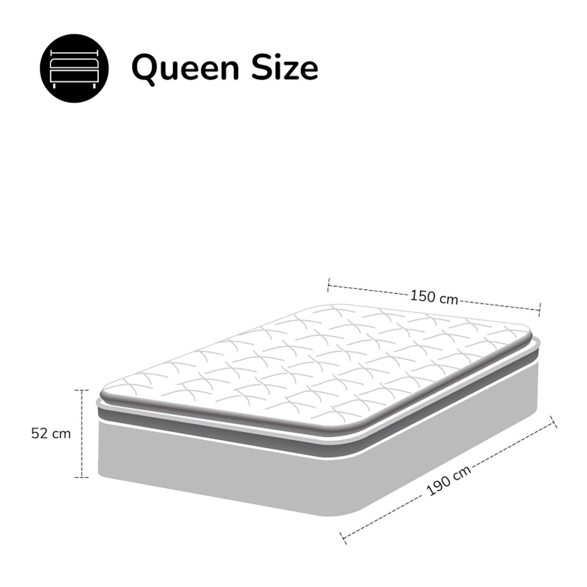 América, Ryan, Colchón Queen Size América, Ryan, Colchón Queen Size