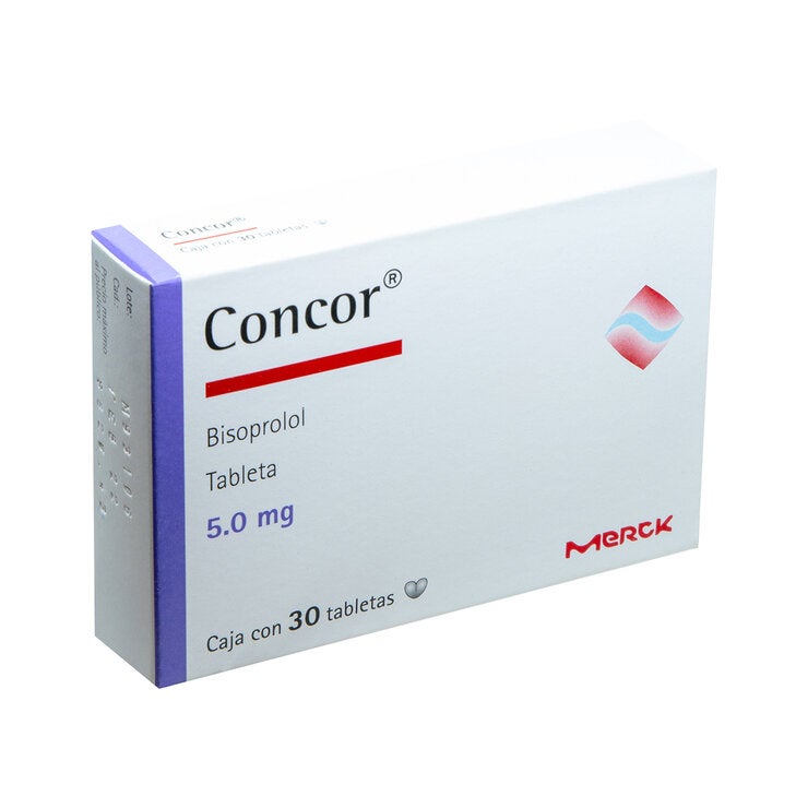 Concor 5.0 mg 30 Tabletas Concor 5.0 mg 30 Tabletas