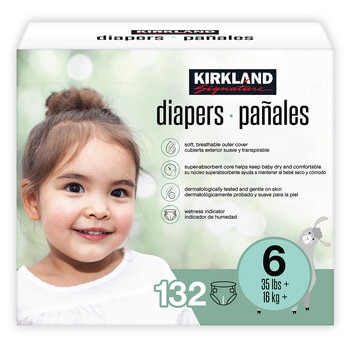 Kirkland Signature Pañales Etapa 6 Unisex 132 pzas Kirkland Signature Pañales Etapa 6 Unisex 132 pzas