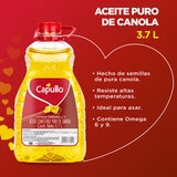 Capullo Aceite de Canola 3.7 l Capullo Aceite de Canola 3.7 l