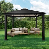 Paragon, Pérgola Santa Monica de Aluminio de 3.54m x 4.19m