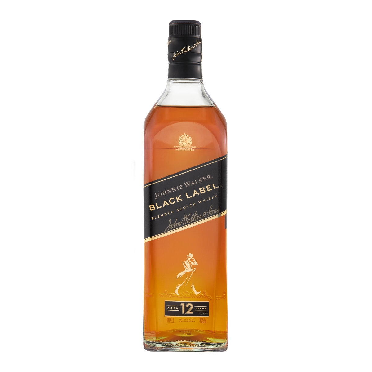 Whisky Johnnie Walker Black Label Blended Scotch 1L