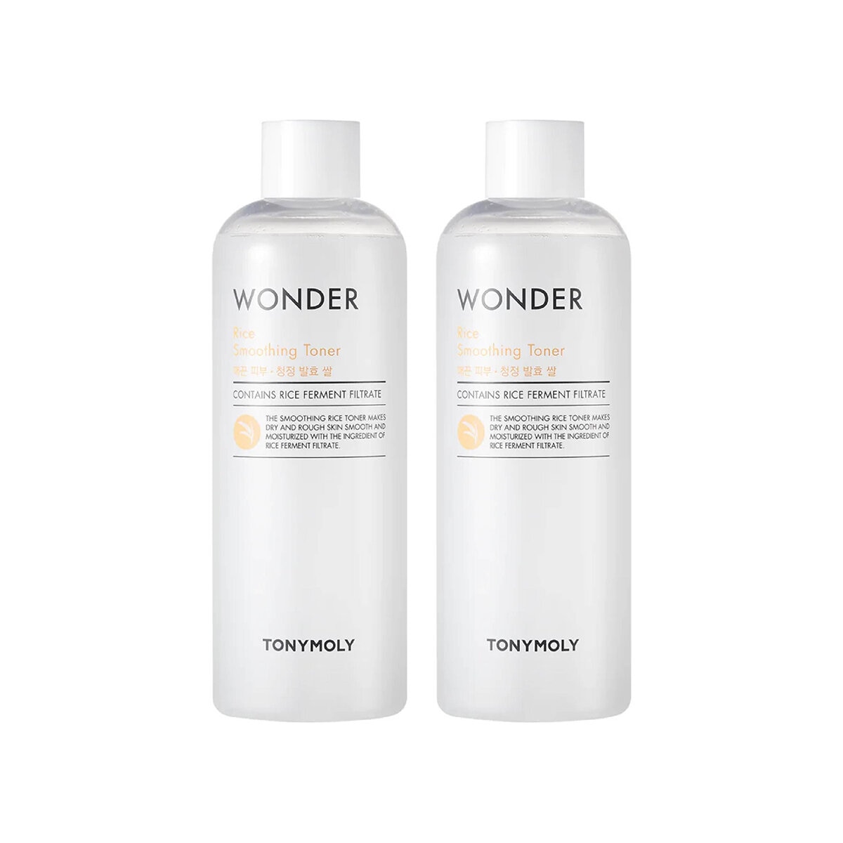 Tony Moly Wonder Rice Toner Facial 2 pzas de 500 ml Tony Moly Wonder Rice Toner Facial 2 pzas de 500 ml