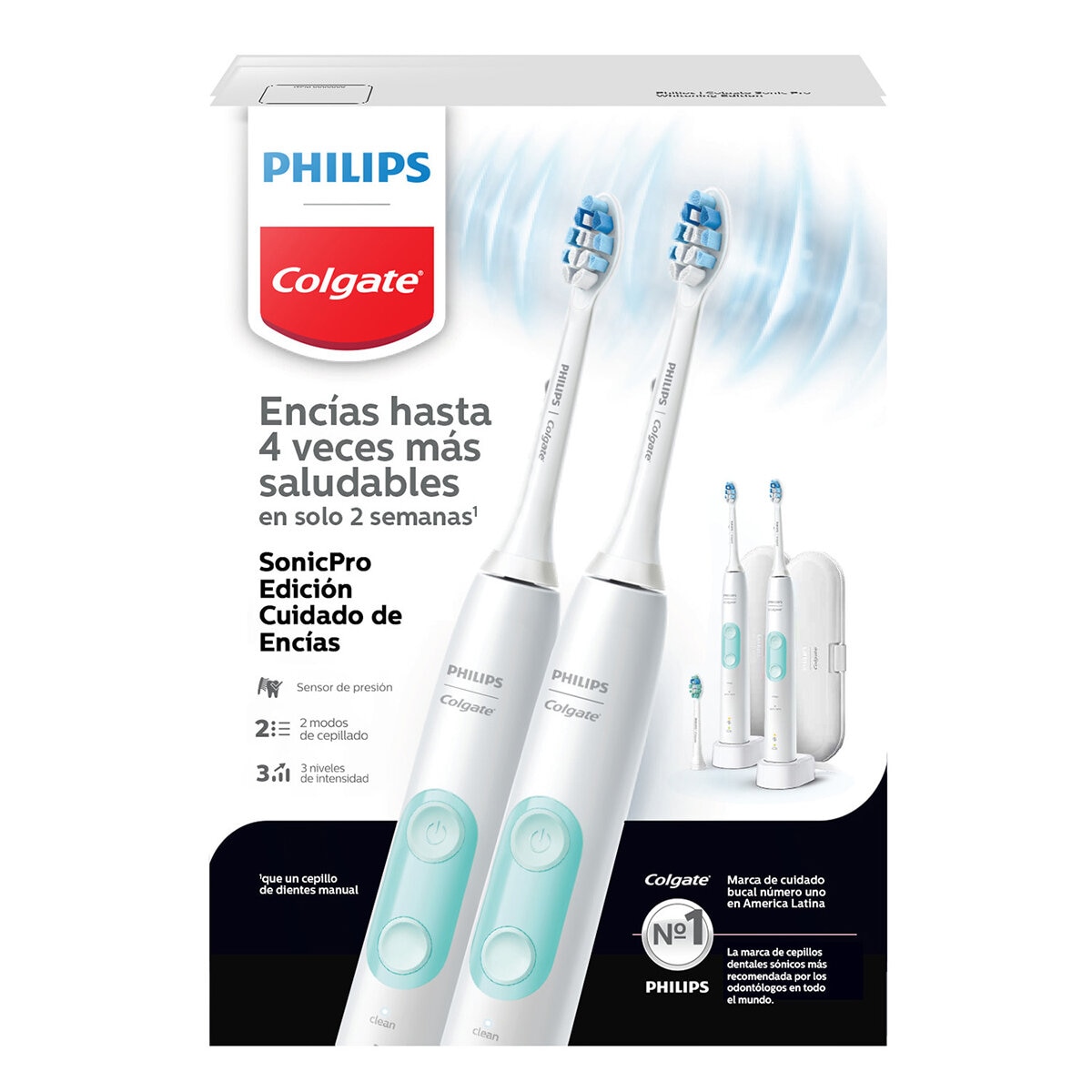 Philips Colgate Cepillo de dientes Eléctrico Sonic Pro 45 - Edición Cuidado de Encías Philips Colgate Cepillo de dientes Eléctrico Sonic Pro 45 - Edición Cuidado de Encías