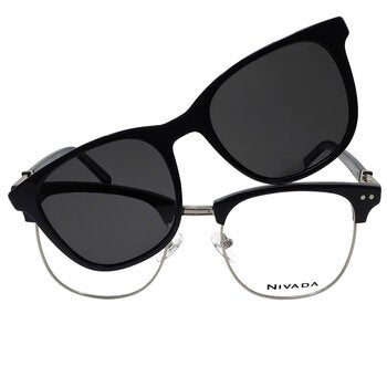 Nivada CNV.X213D.0BLU.53 Armazón Oftálmico + Clip Solar Polarizado Nivada CNV.X213D.0BLU.53 Armazón Oftálmico + Clip Solar Polarizado