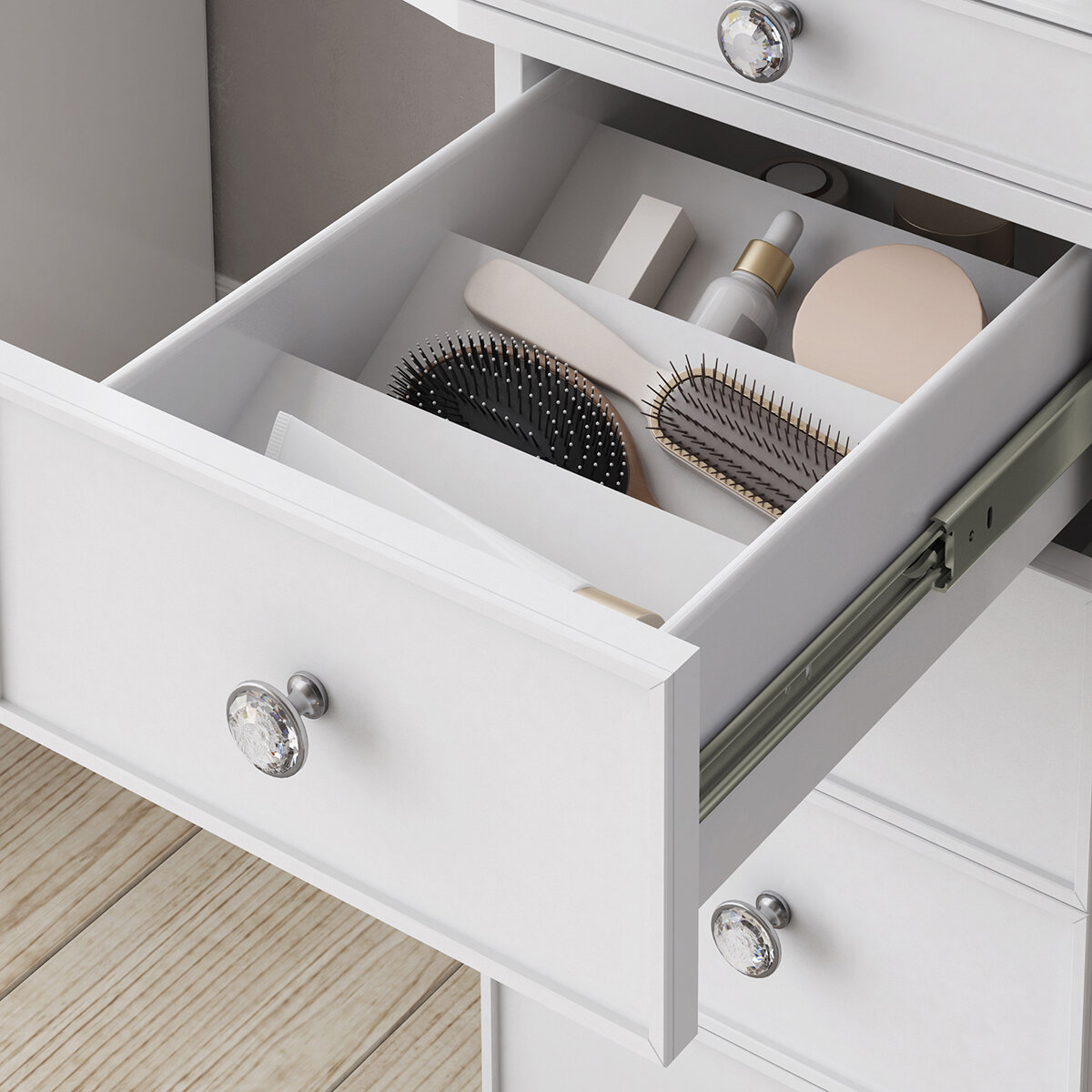 Tresanti, Heidi Tocador con Espejo con Luz Led Tresanti, Heidi Tocador con Espejo con Luz Led