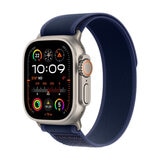 Apple Watch Ultra 2 (GPS + Cellular) Caja de titanio natural 49mm con Correa Trail Azul