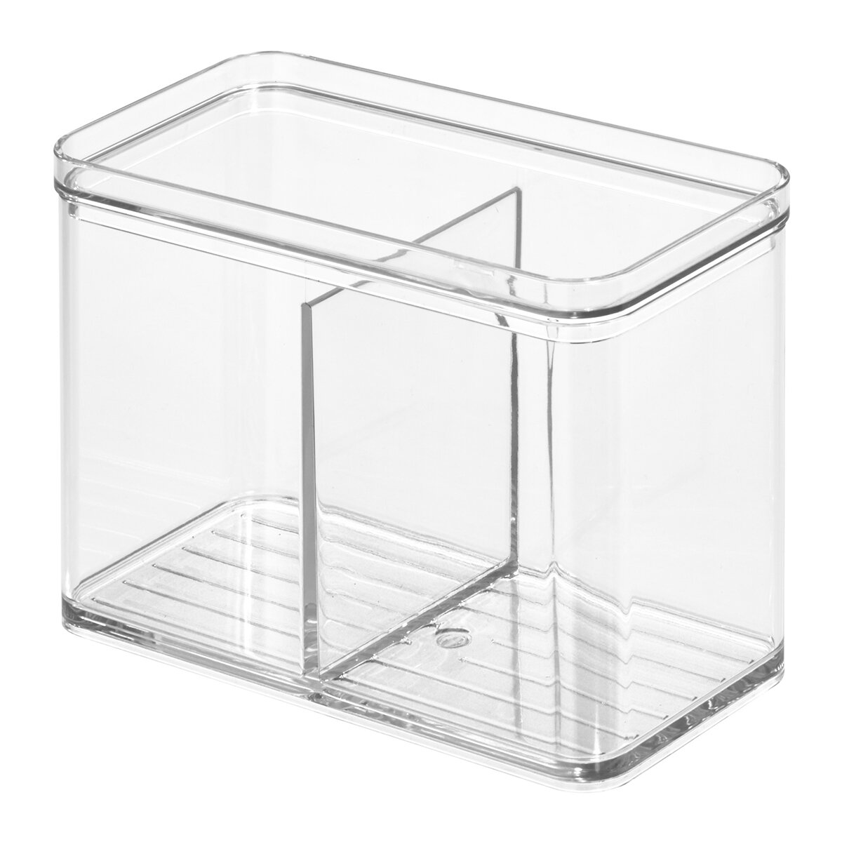 IDesign Organizador de Plástico Reciclado Transparente de 4 Piezas IDesign Organizador de Plástico Reciclado Transparente de 4 Piezas