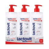 Lactovit Lactourea Crema Corporal 3 pzas de 400 ml