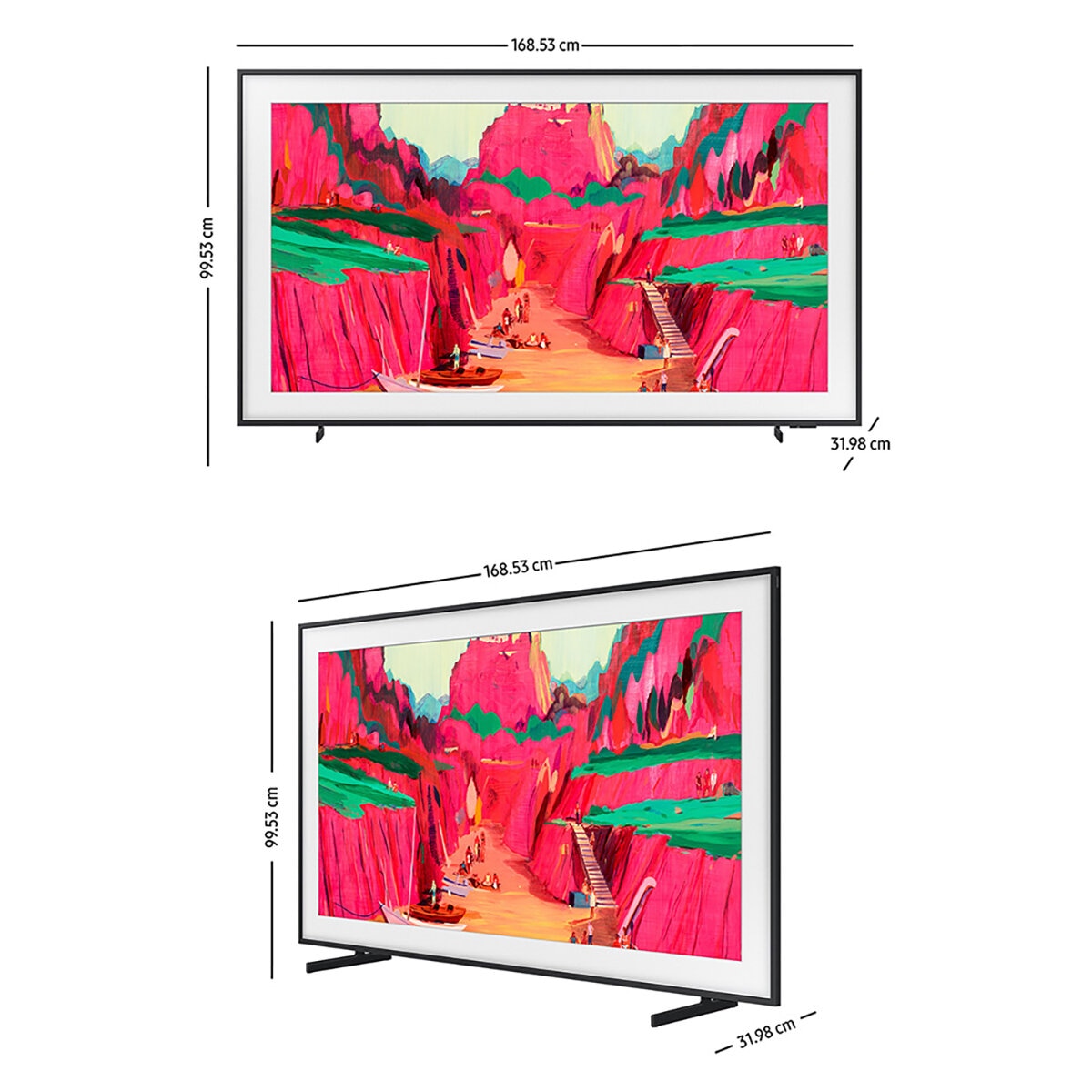Samsung Pantalla 75" QLED The Frame 4K Smart TV + Marco Samsung Pantalla 75" QLED The Frame 4K Smart TV + Marco
