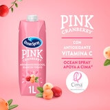 Ocean Spray Pink Jugo de Arándanos Rosados, Blancos y Rojos 6 pzas de 1 l