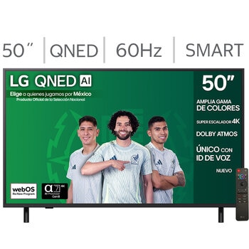 lg pantalla 50" qned 4k smart tv