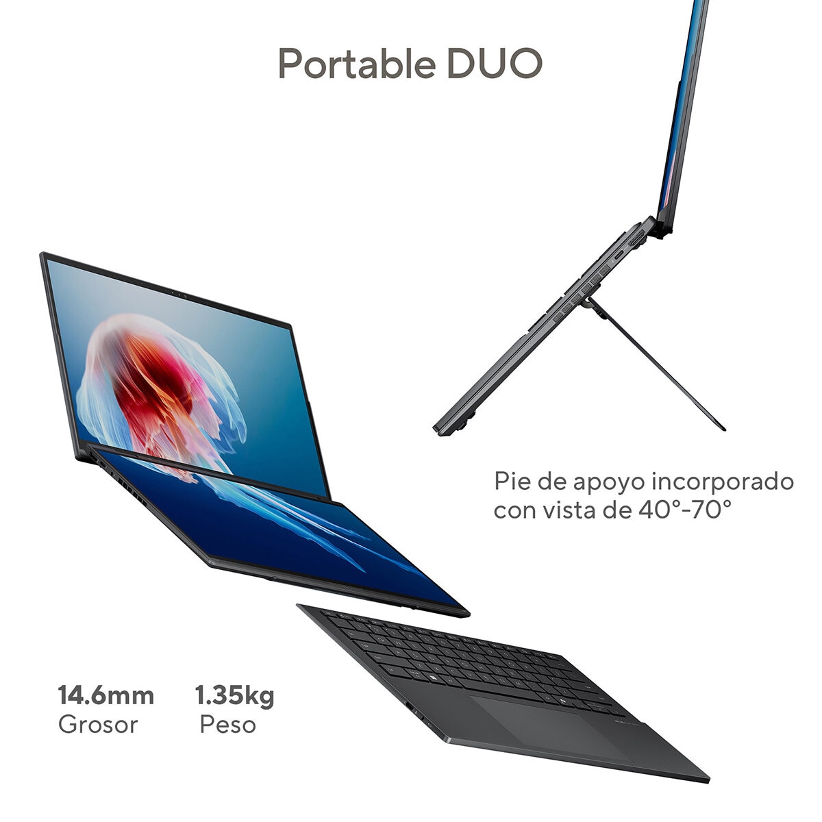 ASUS Zenbook DUO Laptop 14" 3K OLED Dual Intel Core Ultra 9 Series 2 32 GB 2TB SSD ASUS Zenbook DUO Laptop 14" 3K OLED Dual Intel Core Ultra 9 Series 2 32 GB 2TB SSD