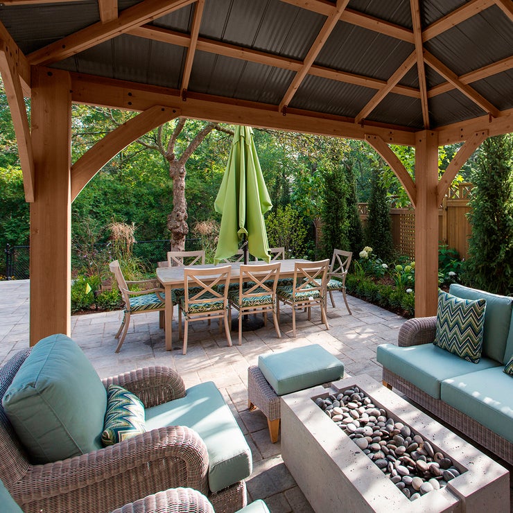 Yardistry pérgola de madera con techo de aluminio de 3.7m x 3.7m Yardistry pérgola de madera con techo de aluminio de 3.7m x 3.7m