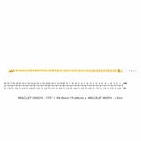 Pulsera, Oro Amarillo 14K Pulsera, Oro Amarillo 14K