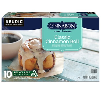 Keurig, Classic Cinnamon Roll, 60 cápsulas K-Cup