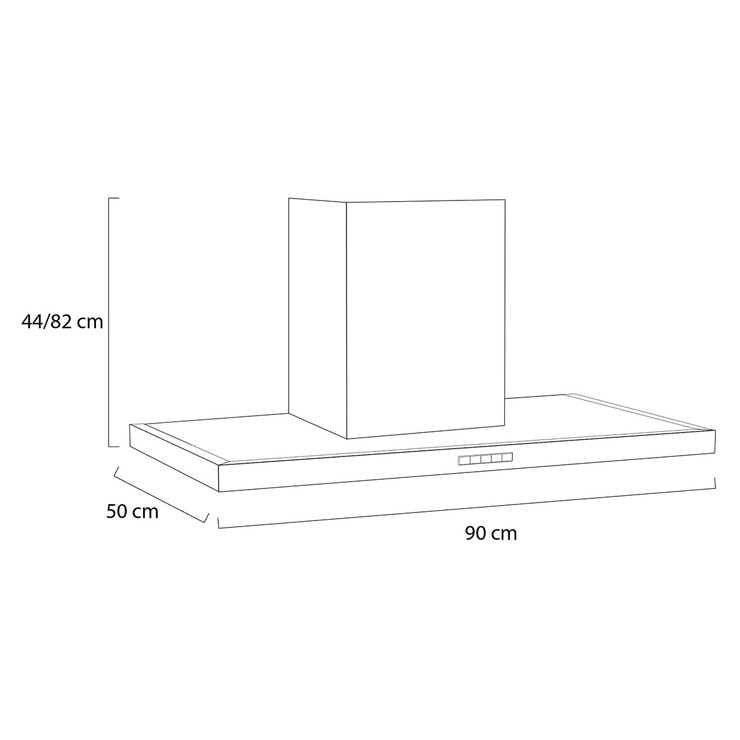 LG Campana de Pared 90cm LG Campana de Pared 90cm