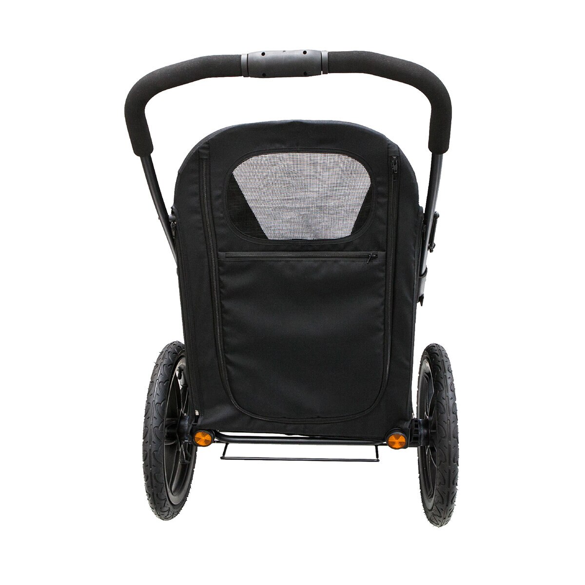 Breeze Jogger, carrito para perros para mascotas de tamaño mediano,  cochecito ventilado para gatos y perros, color negro
