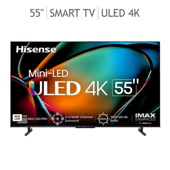 ﻿Hisense Pantalla 55" ULED Miniled 4K Android TV