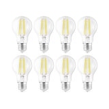 Alfelec, Set de 8 Focos Decorativos de Filamento LED - Luz Fría