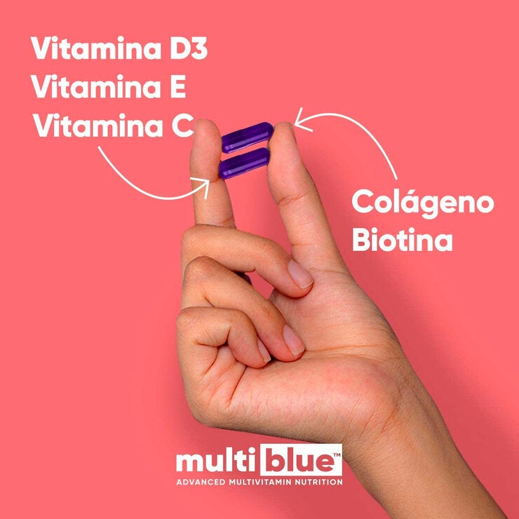 Multiblue Colágeno y Biotina 120 Cápsulas Multiblue Colágeno y Biotina 120 Cápsulas