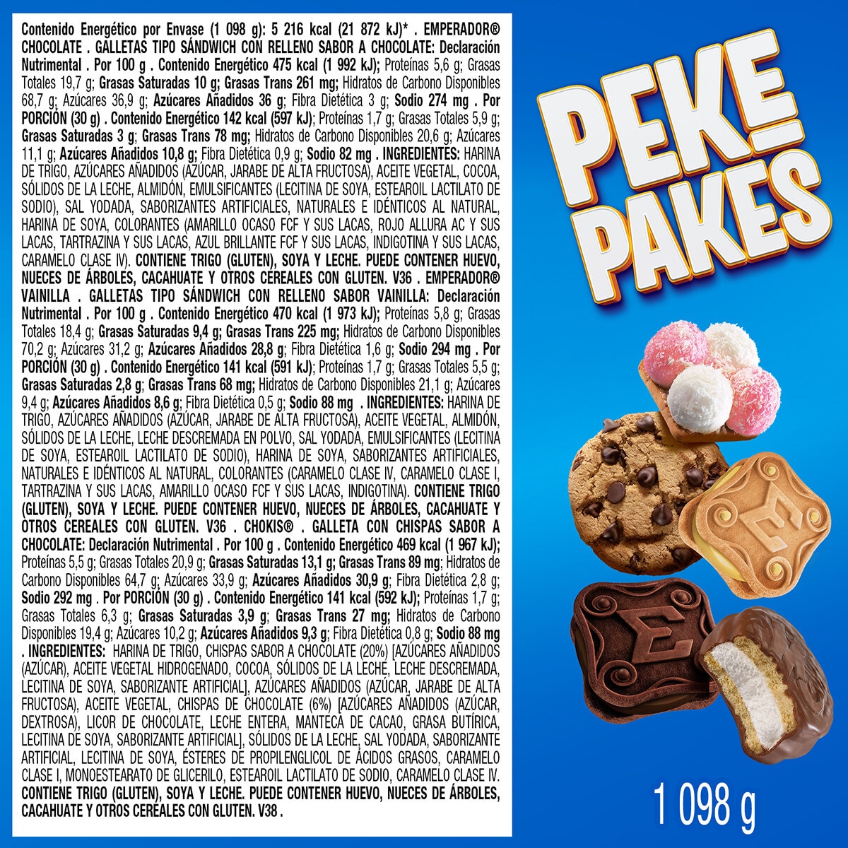 Gamesa Surtido de Galletas Peke Pakes 40 pzas Gamesa Surtido de Galletas Peke Pakes 40 pzas