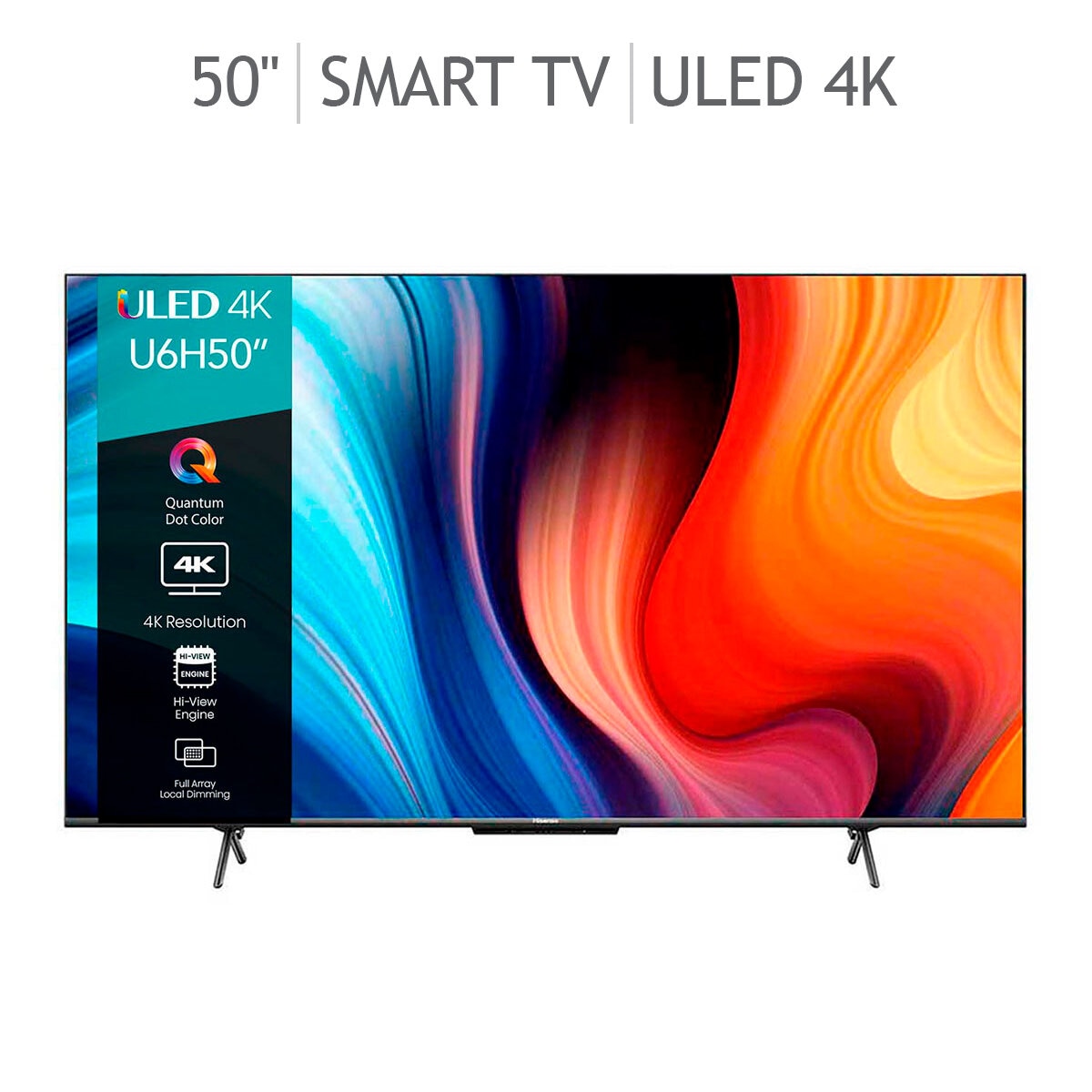 Hisense Pantalla 50 ULED 4K UHD Smart TV