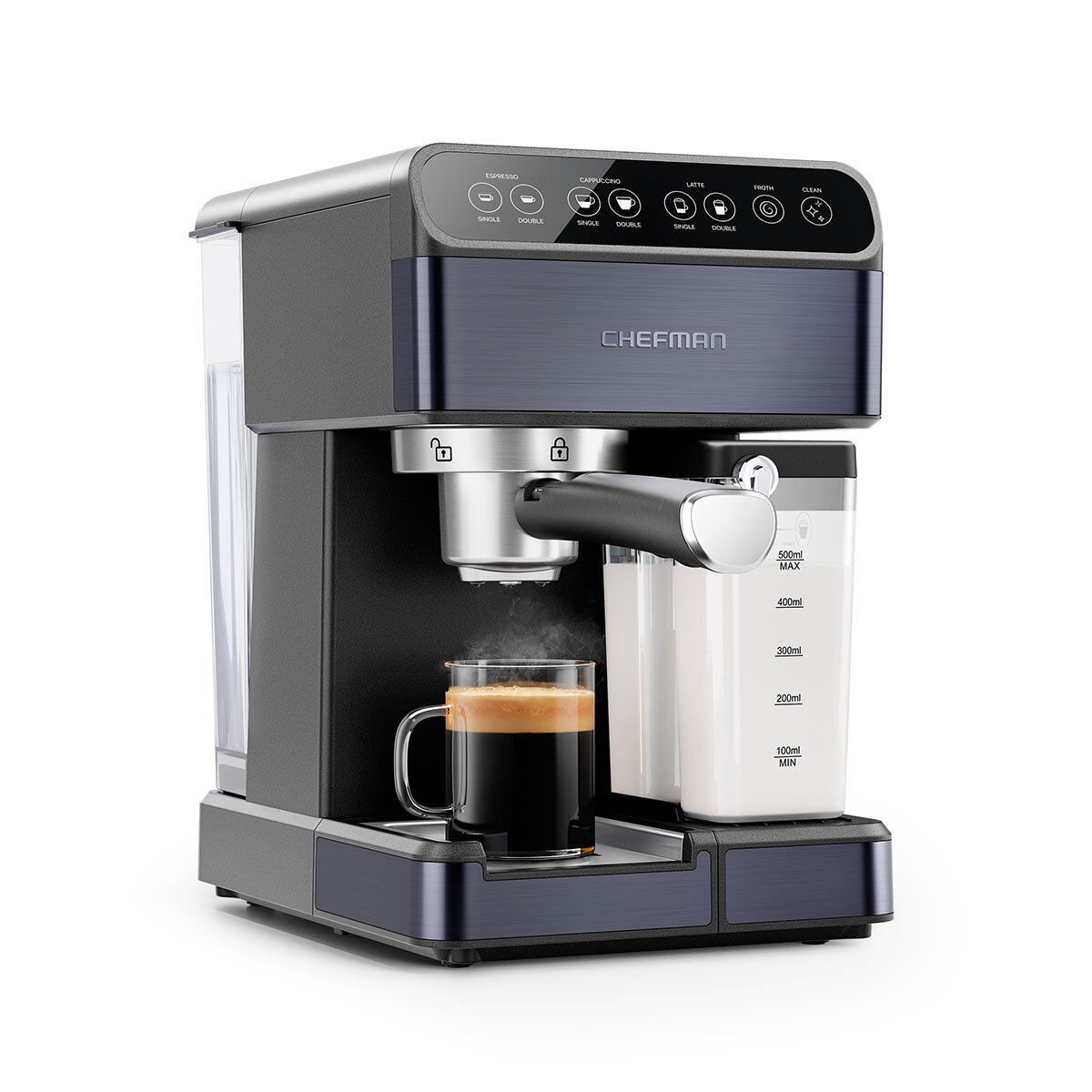 Chefman, Máquina Espresso 6 en 1, Programable de 1.8L (ca